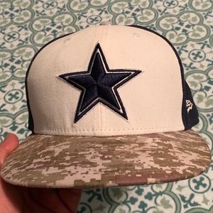 Dallas Cowboys Salute to Service Sz 8 Hat New Era